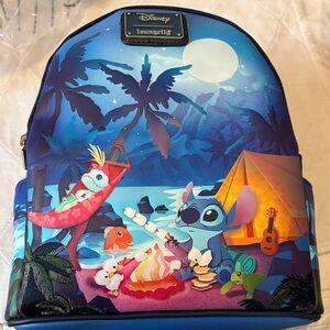 Loungefly Blue Disney Stitch Backpack